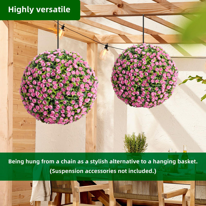 Boules de buis – suspension décorative