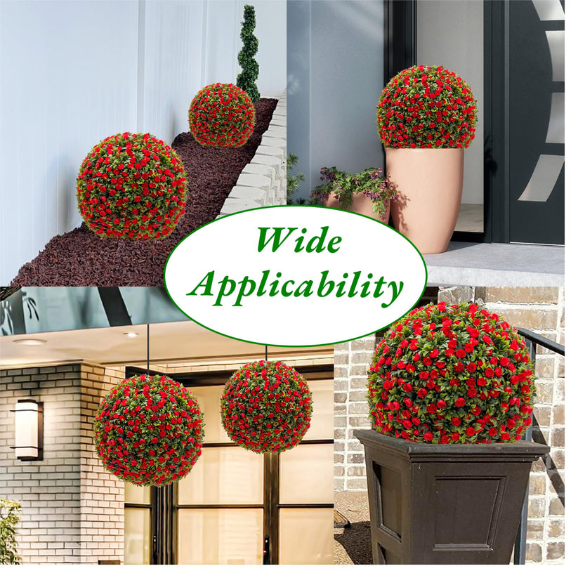 Boules de buis artificielles Garvee – vue d'ensemble